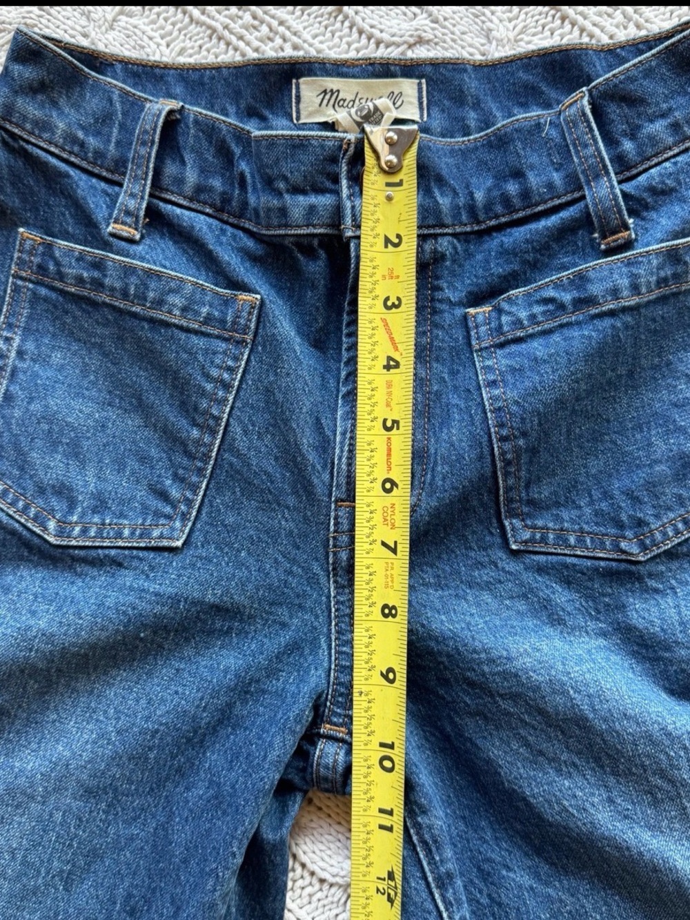 Madewell The Perfect Vintage Wide Leg Jeans - size 26P - Picture 3 of 6